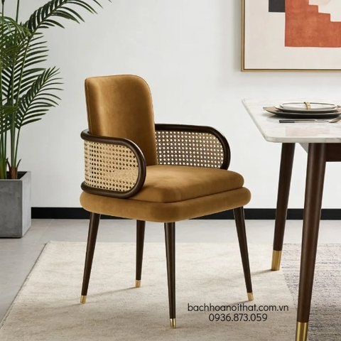 GHẾ ĂN GỖ ASH TỰA MÂY - GAG97