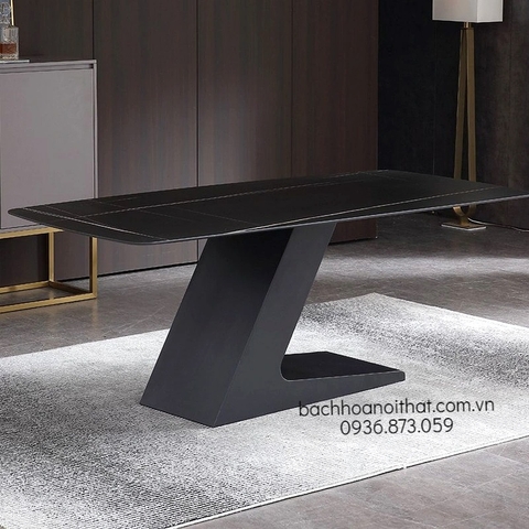 BÀN ĂN MẶT ĐÁ CHÂN SẮT CHỮ Z