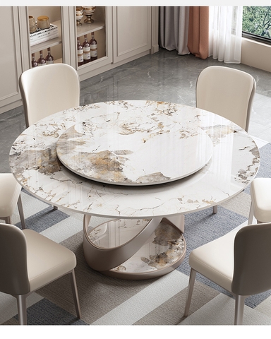 BÀN ĂN TRÒN XOAY CAO CẤP