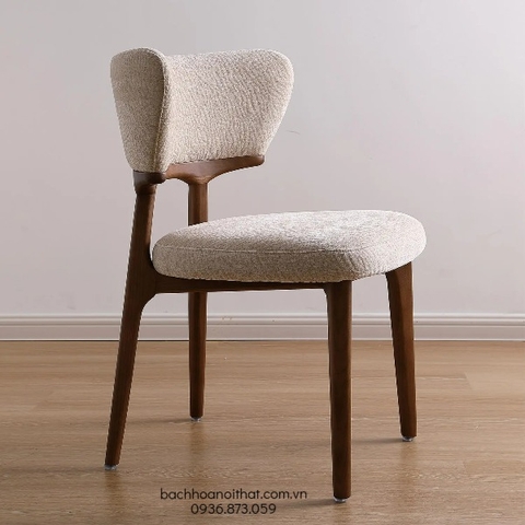 GHẾ ĂN GỖ TỰ NHIÊN BỌC NỆM - GAG95