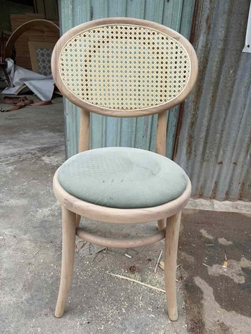 Ghế Đan Mây Lưng Tròn - GDM24
