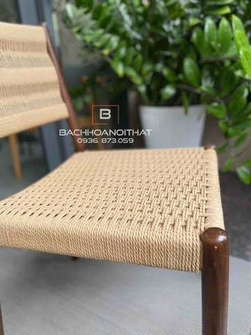 Ghế Gỗ Đan Dây Nolan - GDD19