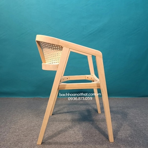 GHẾ ĂN GỖ CÓ TAY MONILA - GAG66