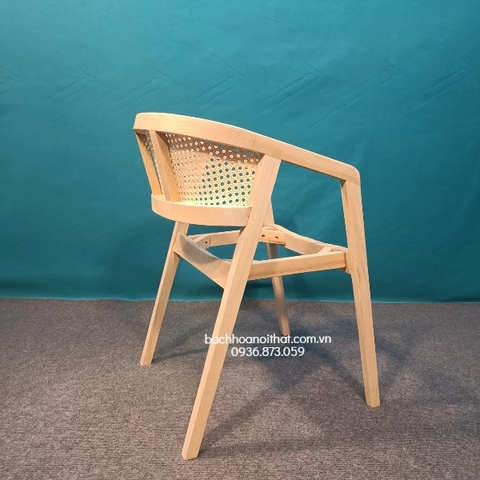 GHẾ ĂN GỖ CÓ TAY MONILA - GAG66