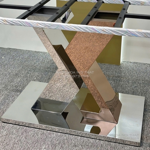 Chân Bàn Ăn INOX Nhập Khẩu – K220