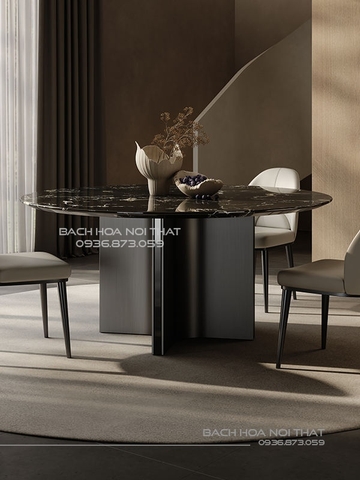 Chân Bàn Ăn Tròn Inox Nhập khẩu - K222