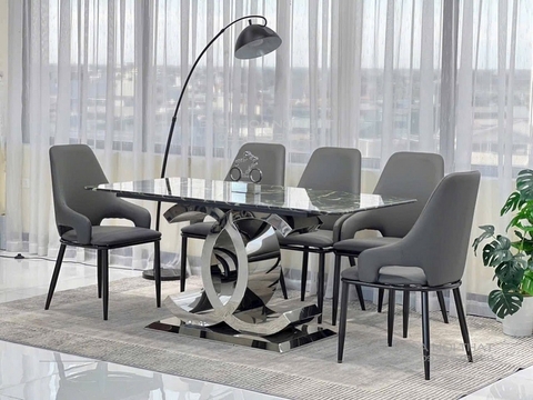 Chân Bàn Ăn Inox Cao Cấp– K234