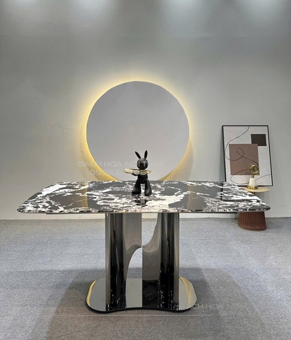 Chân Bàn Ăn Inox Mạ Titan Cao Cấp – K240