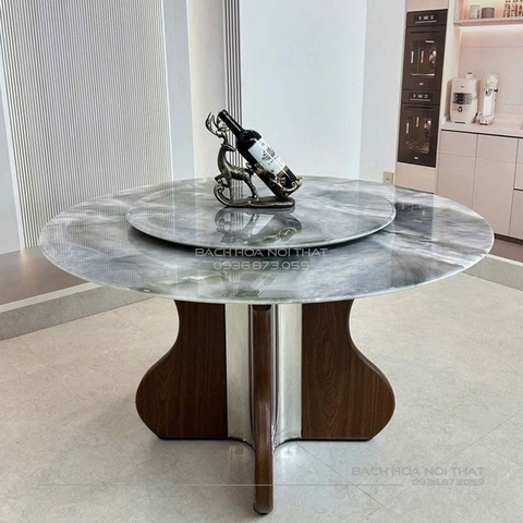 Chân Bàn Ăn Trụ Giữa Cho Bàn Tròn– K247