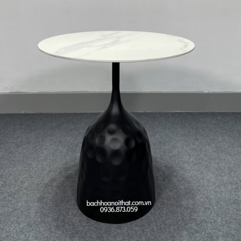 BÀN TRÀ SOFA MẶT ĐÁ CHÂN SẮT - BT133