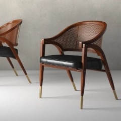 GHẾ WORMLEY ARMCHAIR GỖ TẦN BÌ - GAG40