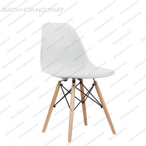GHẾ EAMES MẶT NHỰA CHÂN GỖ