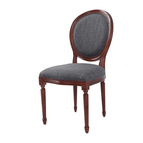 GHẾ GỖ CỔ ĐIỂN LOUIS KHÔNG TAY - GAG18