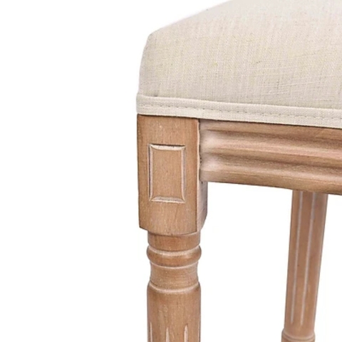 GHẾ GỖ CỔ ĐIỂN LOUIS KHÔNG TAY - GAG18