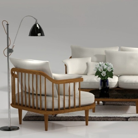 GHẾ SOFA FLY ĐƠN GỖ ASH - SFG19