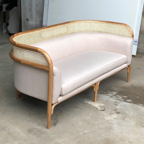 GHẾ SOFA TARGA ĐÔI GỖ TẦN BÌ - SFG22