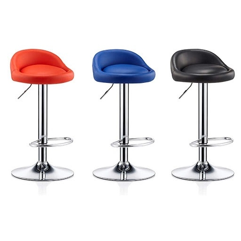 GHẾ BAR NỆM LƯNG THẤP CHÂN MẠ - BAR10