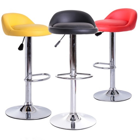 GHẾ BAR NỆM LƯNG THẤP CHÂN MẠ - BAR10