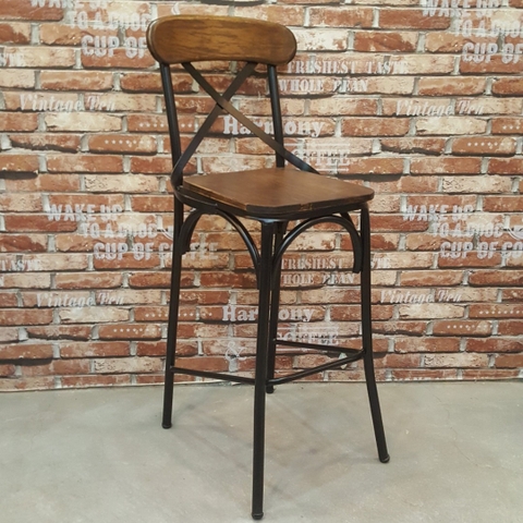 GHẾ BAR CAFE TỶ TÔM KHUNG SẮT - BAR17