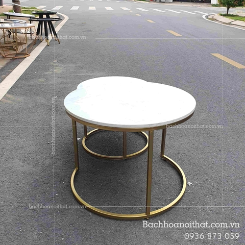 BÀN TRÀ ĐÔI MẶT ĐÁ - BT50