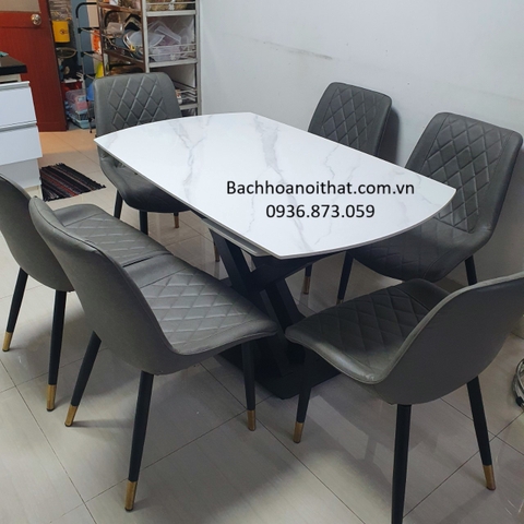 BÀN ĂN MẶT ĐÁ XOAY THÔNG MINH NHẬP KHẨU - BAMD10