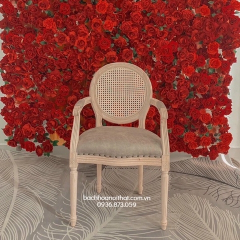 GHẾ LOUIS CÓ TAY TỰA MÂY - GAG49