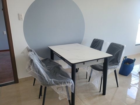 BÀN ĂN THÔNG MINH MẶT ĐÁ CERAMIC KÉO DÀI