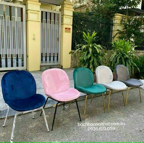 GHẾ GUBI BEATLE CHÂN ĐEN - GAN12