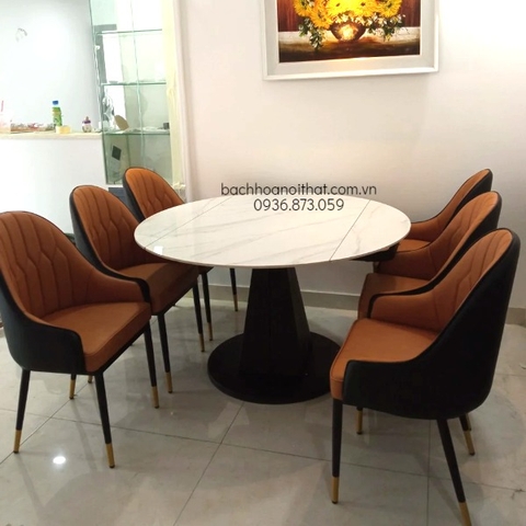 BÀN ĂN MẶT ĐÁ TRÒN - BC10