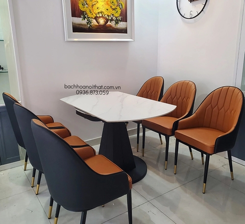 BÀN ĂN MẶT ĐÁ TRÒN - BC10