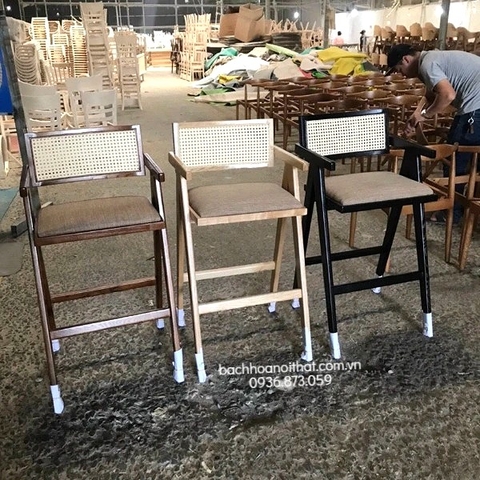 GHẾ BAR VLEG MẶT NỆM - BAR21