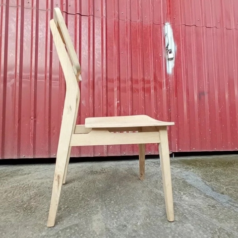 GHẾ BONAVISTA LƯNG MÂY MẶT GỖ - GAG59