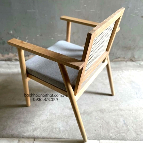 GHẾ SOFA MÂY TỰA LƯNG GỖ ASH - SFG27