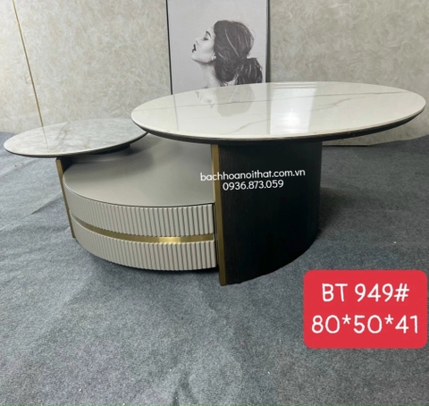 BÀN TRÀ MẶT ĐÁ TRÒN - BT129