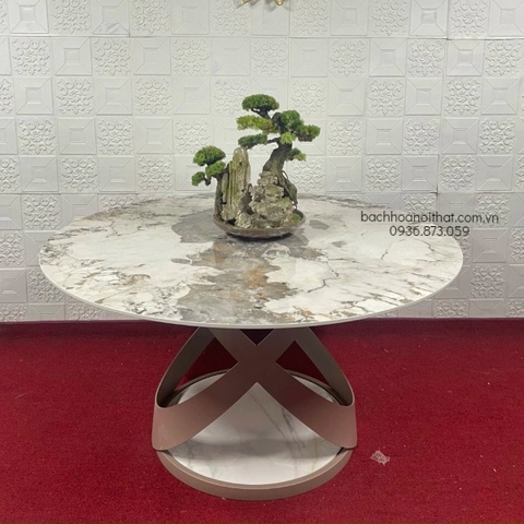 BÀN ĂN MẶT ĐÁ TRÒN NHẬP KHẨU