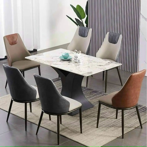 BÀN ĂN MẶT ĐÁ CERAMIC - BAMD101