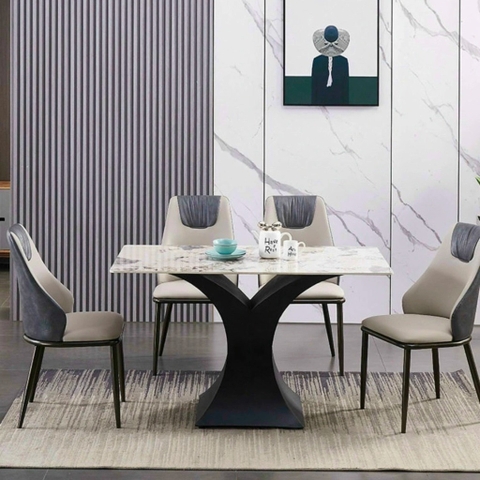 BÀN ĂN MẶT ĐÁ CERAMIC - BAMD101