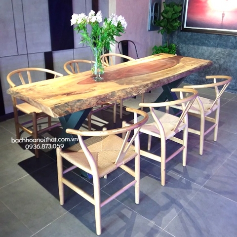 GHẾ GỖ ASH WISHBONE ĐAN DÂY - GAG16