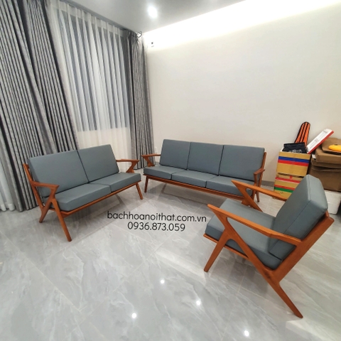 GHẾ SOFA Z ĐÔI GỖ ASH - SFG16