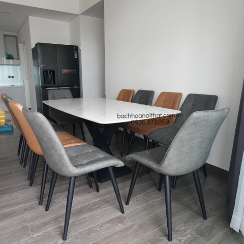 GHẾ CAMILA BỌC DA NHẬP KHẨU