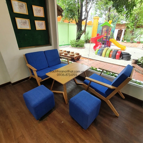 GHẾ SOFA PLANK ĐÔI GỖ ASH - SFG07