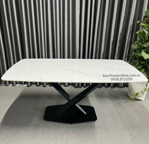 BÀN ĂN ĐẸP MẶT ĐÁ CHÂN X