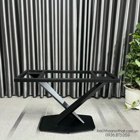 BÀN ĂN ĐẸP MẶT ĐÁ CHÂN X