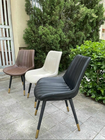 GHẾ ĂN LOFT NHẬP KHẨU BỌC DA - GNK3