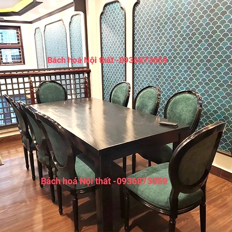 GHẾ GỖ CỔ ĐIỂN LOUIS KHÔNG TAY - GAG18