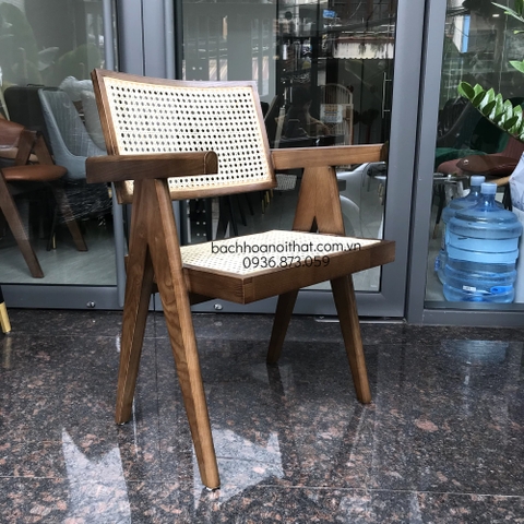 GHẾ VLEG CÓ TAY ĐAN MÂY - GAG41