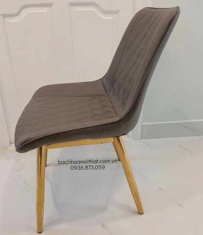 GHẾ LOFT CHÂN INOX MẠ VÀNG - GAN22