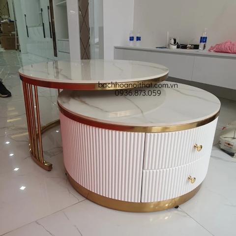 BÀN TRÀ ĐÔI MẶT ĐÁ NHẬP KHẨU - BT96