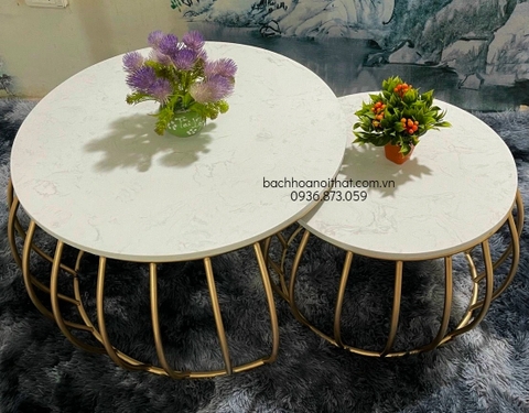 BÀN TRÀ ĐÔI MẶT ĐÁ - BT69