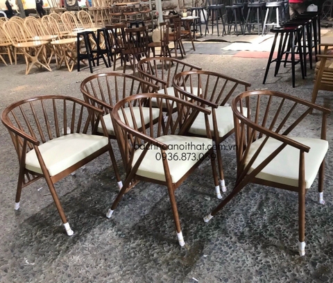 GHẾ GỖ GENNY MẶT NỆM - GAG30